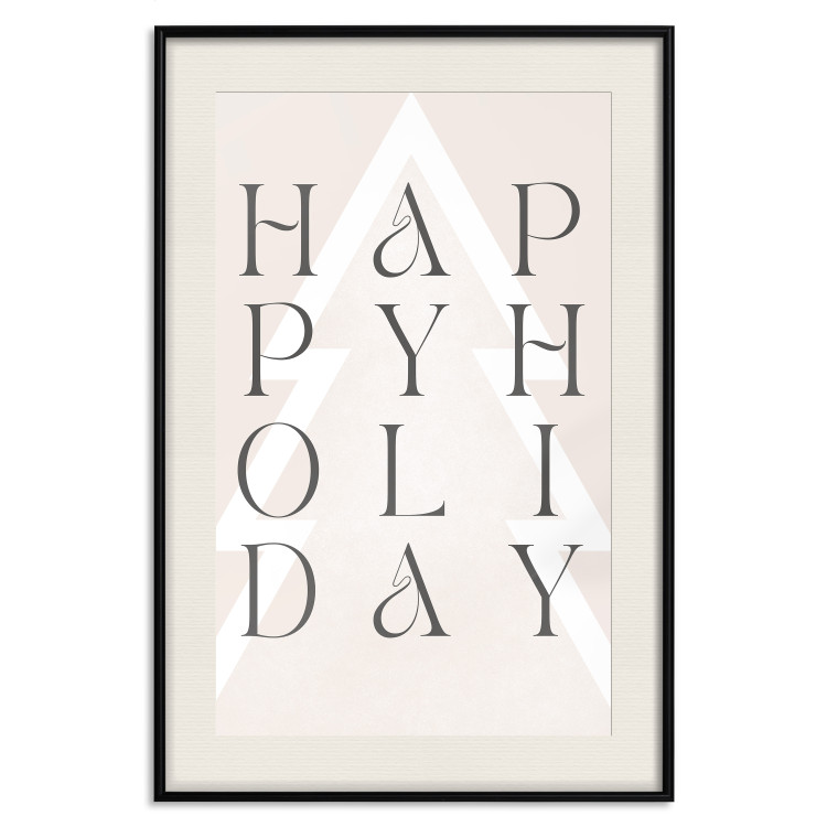Wall Poster Best Wishes - Decorative Inscription on a Geometric Background 148025 additionalImage 27