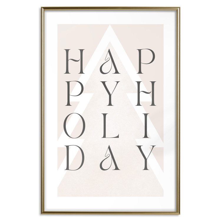 Wall Poster Best Wishes - Decorative Inscription on a Geometric Background 148025 additionalImage 26