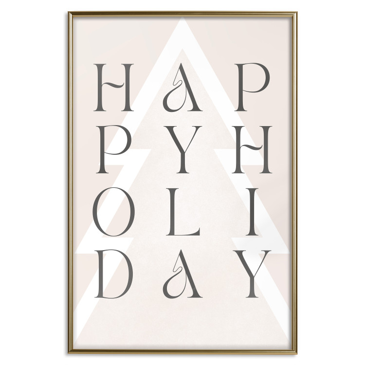 Wall Poster Best Wishes - Decorative Inscription on a Geometric Background 148025 additionalImage 22