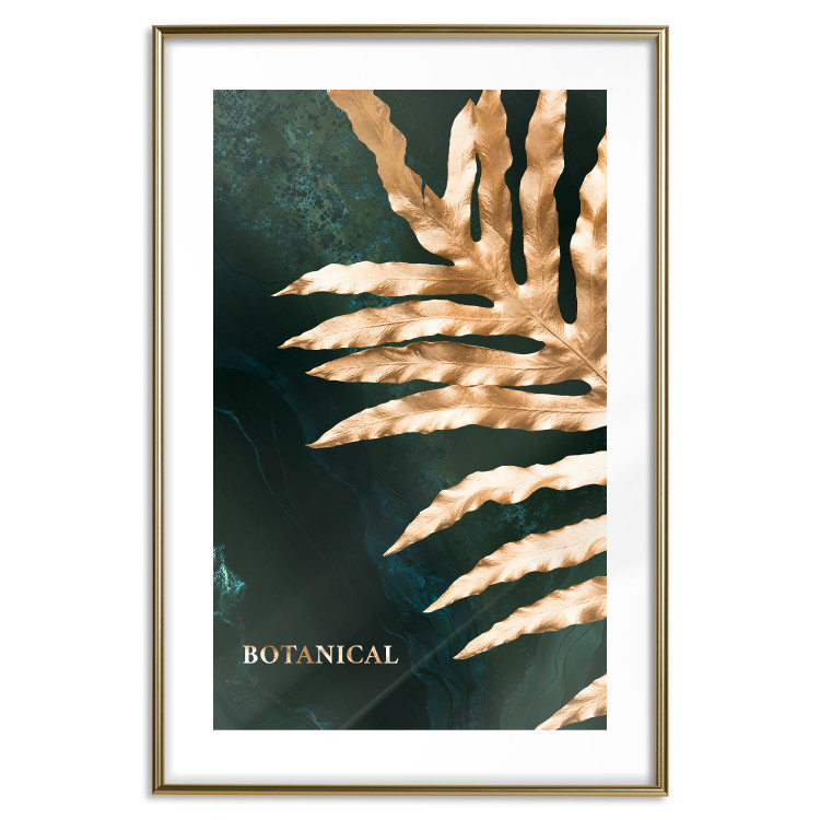 Poster Dazzling Leaf - Plant in the Sunlight Above the Surface of Emerald Waters 149725 additionalImage 24