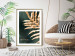 Poster Dazzling Leaf - Plant in the Sunlight Above the Surface of Emerald Waters 149725 additionalThumb 19
