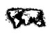 Photo Wallpaper Black and White World - Map with White Continents and Black Oceans 60025 additionalThumb 1