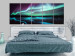 Canvas Polar Sky at Night (5-piece) - Landscape with Aurora and Sea 105035 additionalThumb 3