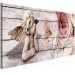 Canvas Print Contemplation (1-part) Narrow - Angel and Flowers in Vintage Style 107835 additionalThumb 2