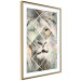 Poster Lion on the Chessboard - wild cat in a colorful geometric abstraction 114435 additionalThumb 8