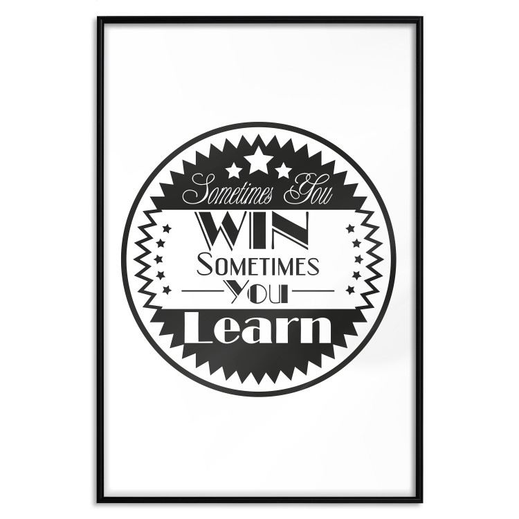 Wall Poster Sometimes You Win Sometimes You Learn - life message texts 114735 additionalImage 18