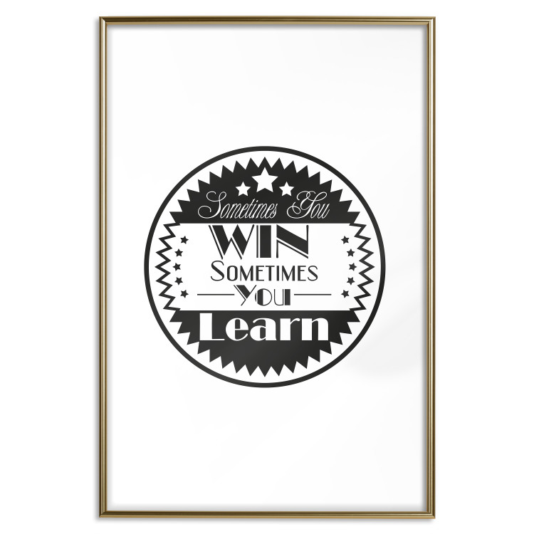 Wall Poster Sometimes You Win Sometimes You Learn - life message texts 114735 additionalImage 14