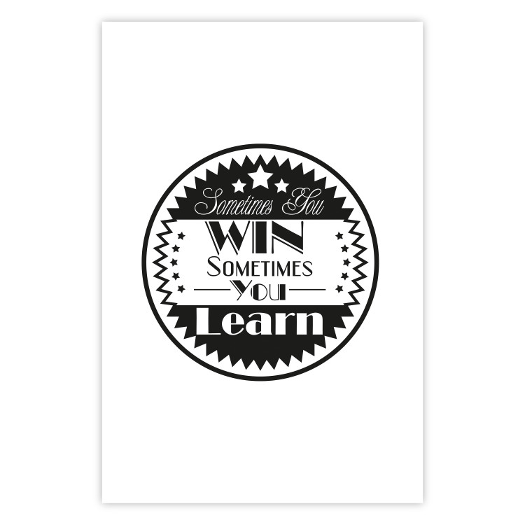 Wall Poster Sometimes You Win Sometimes You Learn - life message texts 114735 additionalImage 19