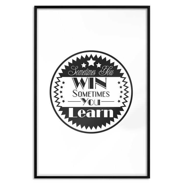 Wall Poster Sometimes You Win Sometimes You Learn - life message texts 114735 additionalImage 15