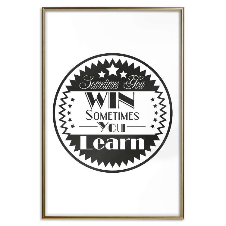 Wall Poster Sometimes You Win Sometimes You Learn - life message texts 114735 additionalImage 16