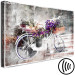 Canvas Print Flowery Street (1-part) - Bicycle in Shabby Chic Style Under Stairs 116435 additionalThumb 6
