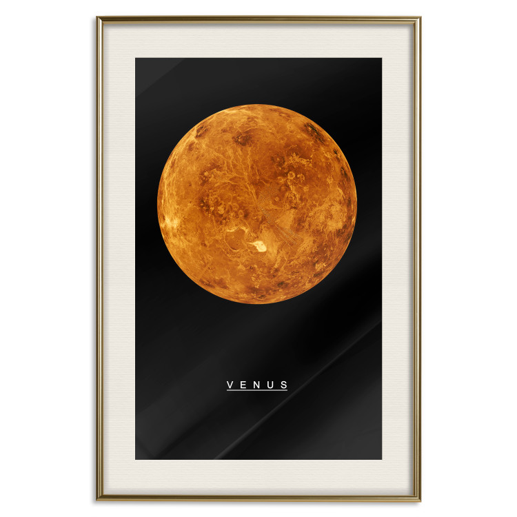 Wall Poster Venus - English text and orange planet against a black space backdrop 116735 additionalImage 19