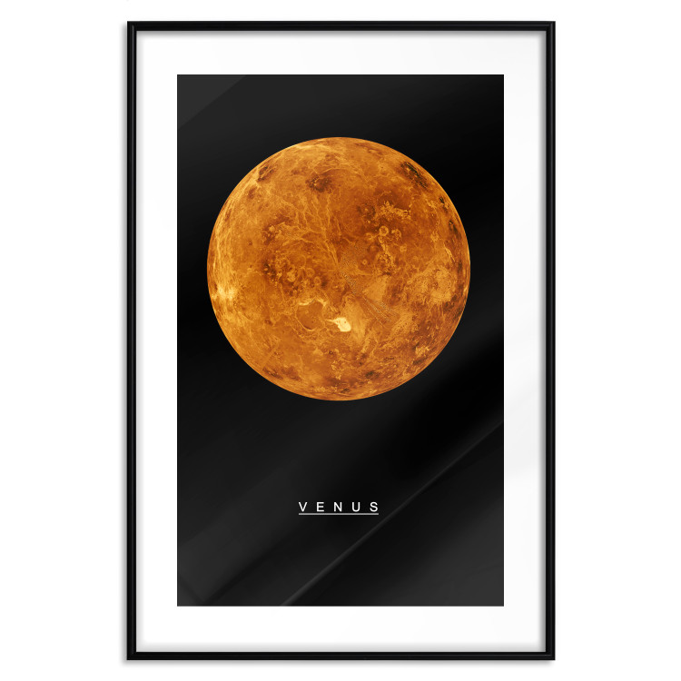 Wall Poster Venus - English text and orange planet against a black space backdrop 116735 additionalImage 17