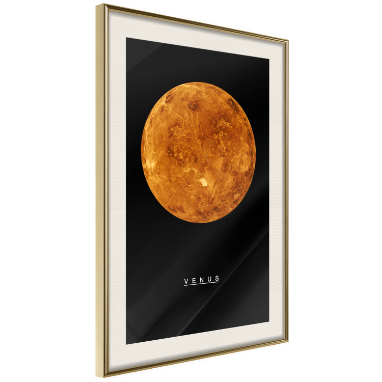 Wall Poster Venus - English text and orange planet against a black space backdrop 116735 additionalImage 2