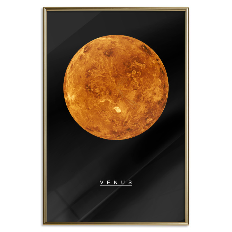 Wall Poster Venus - English text and orange planet against a black space backdrop 116735 additionalImage 20