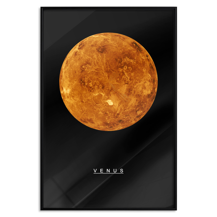 Wall Poster Venus - English text and orange planet against a black space backdrop 116735 additionalImage 18