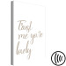 Canvas Print Trust me you're lovely - a sign in English on a white background 117835 additionalThumb 6