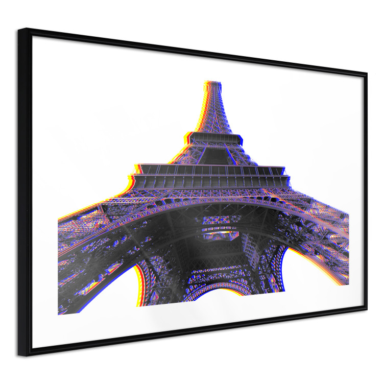 Poster Architectural Hypnosis - purple Eiffel Tower from a frog's perspective 117935 additionalImage 11
