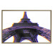 Poster Architectural Hypnosis - purple Eiffel Tower from a frog's perspective 117935 additionalThumb 20