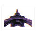 Poster Architectural Hypnosis - purple Eiffel Tower from a frog's perspective 117935 additionalThumb 19