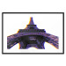 Poster Architectural Hypnosis - purple Eiffel Tower from a frog's perspective 117935 additionalThumb 15