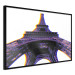 Poster Architectural Hypnosis - purple Eiffel Tower from a frog's perspective 117935 additionalThumb 10