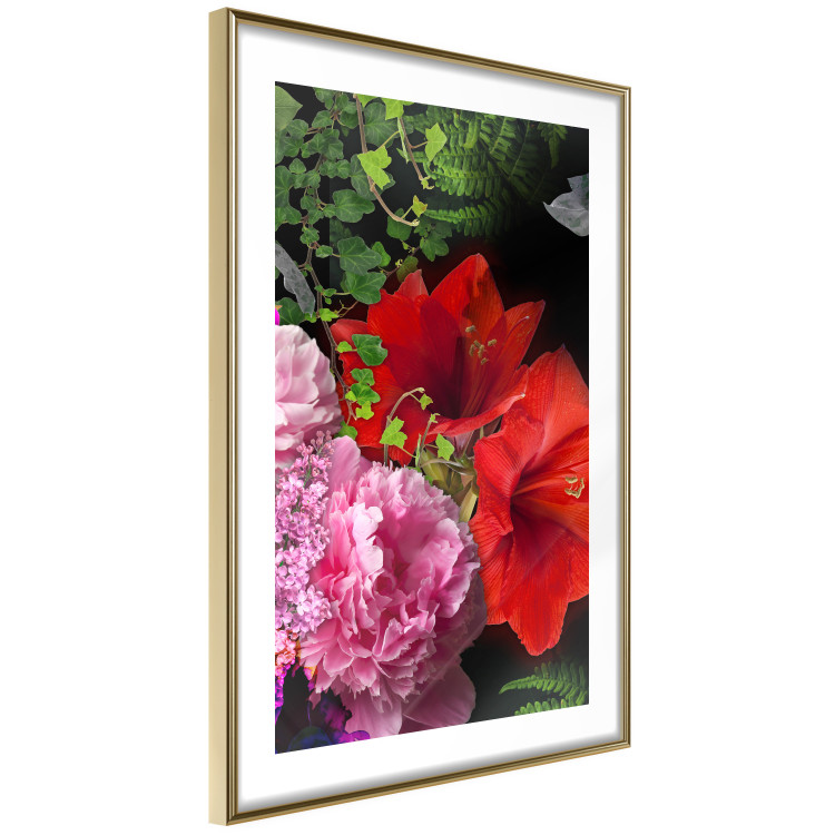 Wall Poster Floral Symphony - colorful composition with flowers on a uniform background 118335 additionalImage 6