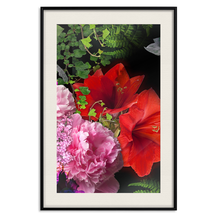 Wall Poster Floral Symphony - colorful composition with flowers on a uniform background 118335 additionalImage 18