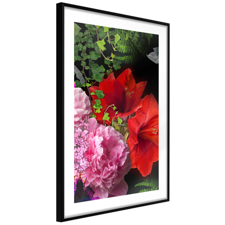 Wall Poster Floral Symphony - colorful composition with flowers on a uniform background 118335 additionalImage 13