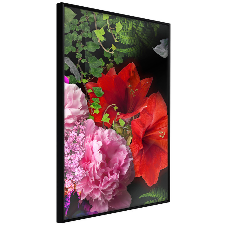 Wall Poster Floral Symphony - colorful composition with flowers on a uniform background 118335 additionalImage 10