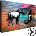 Canvas Washing Zebra - Colourful Brick (1 Part) Wide 118535 additionalThumb 6