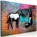 Canvas Washing Zebra - Colourful Brick (1 Part) Wide 118535 additionalThumb 2