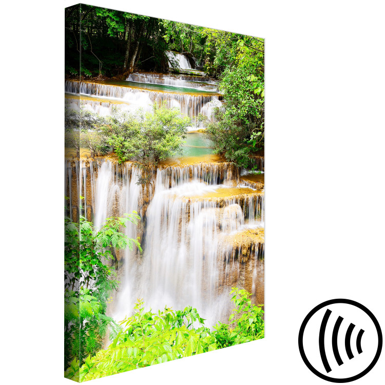 Canvas Art Print Paradise Waterfall (1 Part) Vertical 123335 additionalImage 6