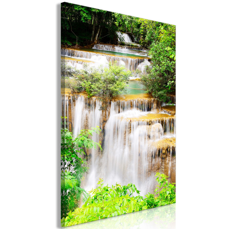 Canvas Art Print Paradise Waterfall (1 Part) Vertical 123335 additionalImage 2
