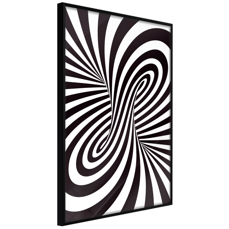 Wall Poster Deep Hypnosis - black and white abstract illusion with hypnotic effect 123935 additionalImage 10