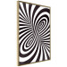 Wall Poster Deep Hypnosis - black and white abstract illusion with hypnotic effect 123935 additionalThumb 12
