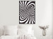 Wall Poster Deep Hypnosis - black and white abstract illusion with hypnotic effect 123935 additionalThumb 3