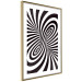 Wall Poster Deep Hypnosis - black and white abstract illusion with hypnotic effect 123935 additionalThumb 6