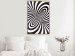 Wall Poster Deep Hypnosis - black and white abstract illusion with hypnotic effect 123935 additionalThumb 5