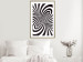Wall Poster Deep Hypnosis - black and white abstract illusion with hypnotic effect 123935 additionalThumb 13
