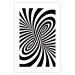 Wall Poster Deep Hypnosis - black and white abstract illusion with hypnotic effect 123935 additionalThumb 19