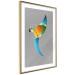 Wall Poster Parrot in Circles - abstract colorful bird made of geometric figures 126935 additionalThumb 7