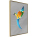 Wall Poster Parrot in Circles - abstract colorful bird made of geometric figures 126935 additionalThumb 12