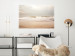 Wall Poster Sea After the Storm - beach and sea landscape with waves against a gray sky 129835 additionalThumb 7