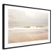 Wall Poster Sea After the Storm - beach and sea landscape with waves against a gray sky 129835 additionalThumb 12
