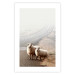 Wall Poster Extraordinary Hitchhikers - landscape of animals by the road against a field 130235 additionalThumb 25