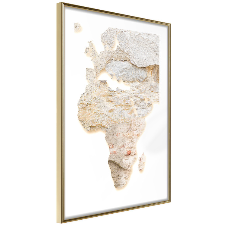 Poster Hot Continent - light wall texture in the shape of the African continent 131835 additionalImage 7