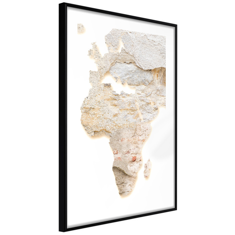 Poster Hot Continent - light wall texture in the shape of the African continent 131835 additionalImage 6