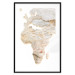 Poster Hot Continent - light wall texture in the shape of the African continent 131835 additionalThumb 15