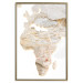 Poster Hot Continent - light wall texture in the shape of the African continent 131835 additionalThumb 21